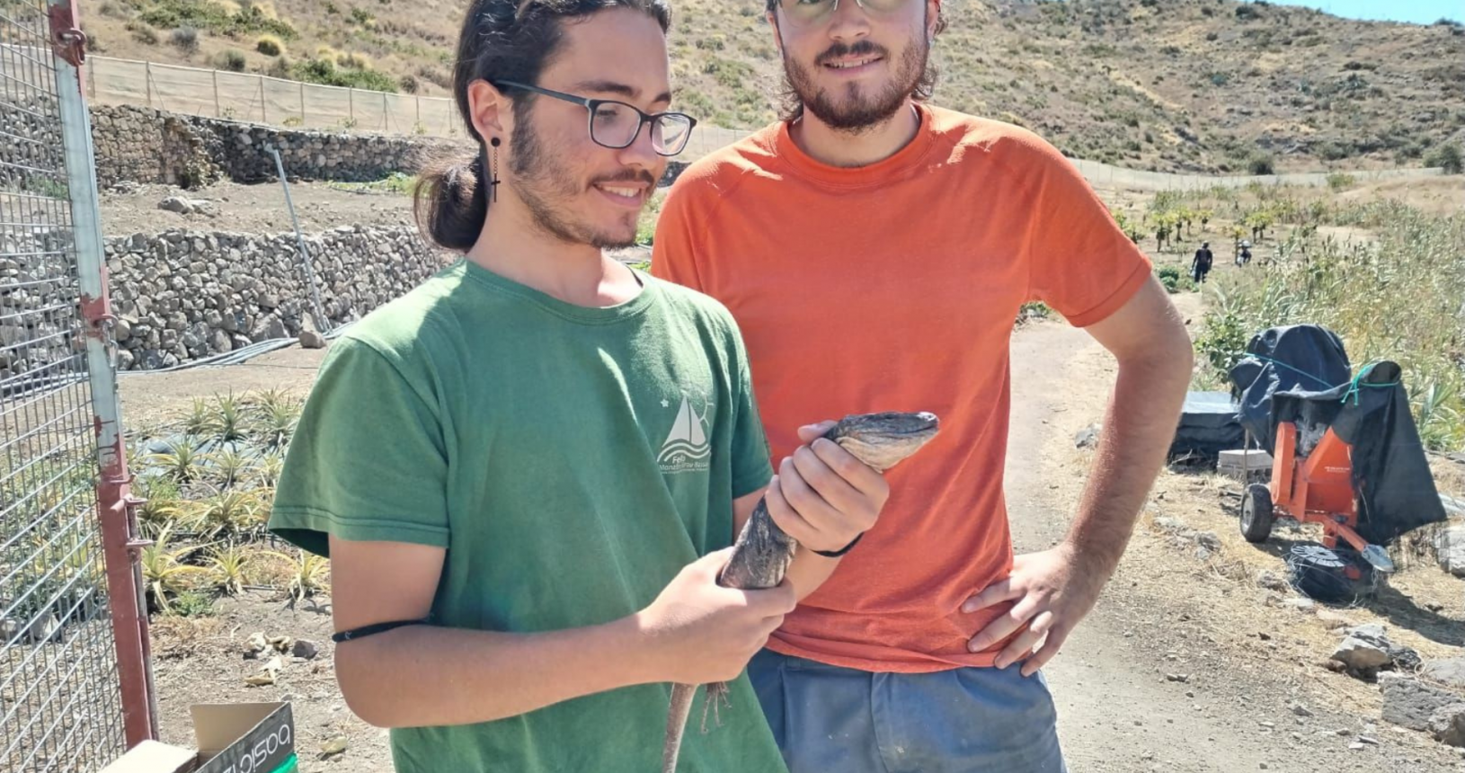 personas con lagarto